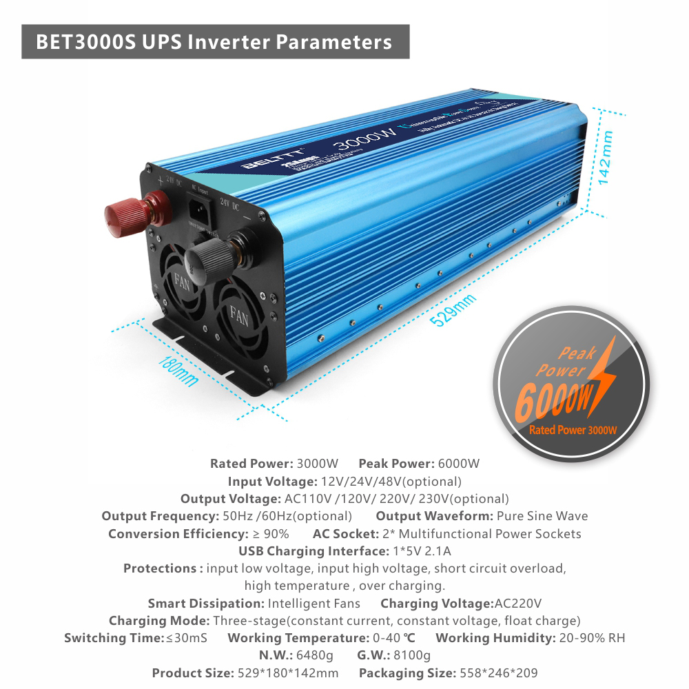 BELTTT 3000W ups inverter